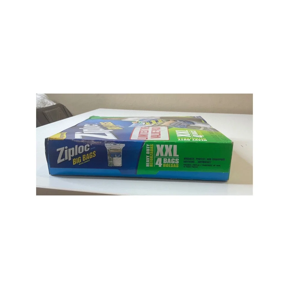 Ziploc Big Bags XXL 4 Pack Double Zipper 20 Gallon Heavy Duty 2006 Discontinued